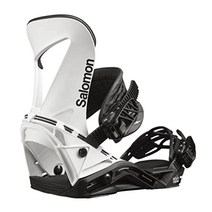 Salomon HOLOGRAM 스노우보드 바인딩 남성용, 화이트블랙, m