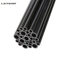 카본파이프 2pcs 탄소 섬유 튜브 1.8mm 5mm 중공 탄소 섬유 막대 탄소 튜브 항공기 고정 막대 보강재 라운드 튜브, 4x3x500mm 2개