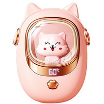 미니 손난로 USB 충전식 보조배터리 핫팩 겨울 15000mA, 1. 핑크(15000mA)
