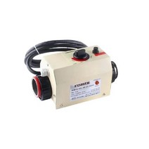 수영장 히트 펌프 전기 온수기 스파 220v 3kw 온도 조절기 목욕 휴대용 히터 온도, 없음