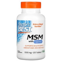 닥터스 베스트 OptiMSM MSM 1500mg 120정, 기본