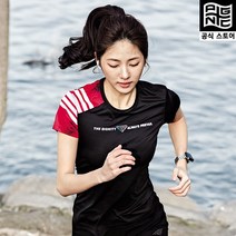 여성 스포츠 기능성 그래픽 반팔 티셔츠 운동복 상의 탁구 배드민턴 요가 필라테스 조깅 테니스 볼링 휘트니스 695