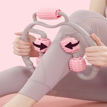 제이와이홀딩스 종아리 마사지기 다리 부종 붓기 롤러, 퍼플, 1개