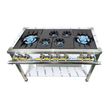 오즈테크 업소용 가스렌지 1200 양타 간택기 친환경 세라믹 버너 LPG LNG 화구, LNG(도시가스), 2세대 세라믹화구, 최고급C타입-하이그로시