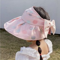 여아 어린이 썬캡 어린이 썬햇 모자 이루이 글레이 빠른 당일 총알 출고 머리삔 증정
