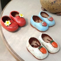 신발모양 다육화분 한컬레 수제화분, 민트