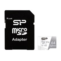 실리콘파워 Superior microSDXC UHS-I 4K UHD A2V30, 64GB