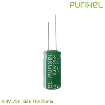 퓨리켐 퓨리셀 슈퍼콘덴서 3.0V 25F 16*25mm 슈퍼커패시터, 1개