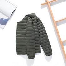 골프경량패딩 남자 겨울 구스 다운 라운드 점퍼 매트 패브릭 울트라 라이트 재킷 남성 넥 남성 재킷 슬림 방풍 휴대용 경량 코트 따뜻한 라이너