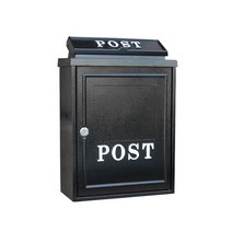 야외 우체통 옥외 전원 도난 인테리어 정원 벽걸이 단독주택 주택 우편함 스텐, T09