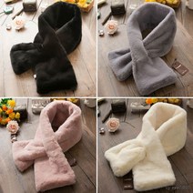 겨울목도리 페이크퍼 털목도리 머플러 목도리 데일리
