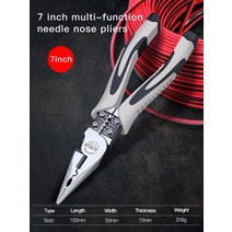 다기능 범용 대각선 펜치 바늘 코 펜치 하드웨어 도구 범용 와이어 커터 전기 도구, d, 3D