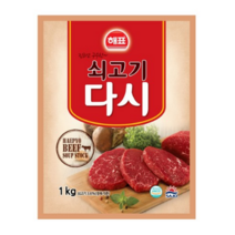 해표 쇠고기다시, 1kg, 3개