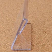 가로형 단면쇼케이스 높이35MM 2종 택1 메뉴판제작 아크릴판제작 테이블안내판 아크릴스탠드 가격표 명패 아크릴박스 아크릴메뉴판 명판, 60x35mm