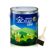 KCC 친환경 수성 숲으로 에이스 외부용 페인트 3.78L, 흑색4L