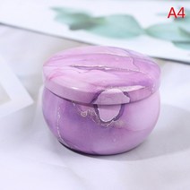양초 주석 항아리 × 6CMDIY 만들기 키트 홀더건조 향신료 용 보관 케이스 개, 04 style1-A4