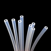 3D 프린터부품 프린터 부품 1M 2M PTFE 튜브 Teflonto 파이프 보우덴 압출기 175mm ID2mm OD4mm 커터 포함 Ender3 용 파란색 흰색 투명, 2M with cutter+clear