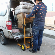3톤미만지게차 유압 리프트 핸드 전동 자키 스태커, 200kg 리프트 0.9m 카고 포크