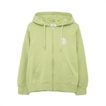 엠엘비 집업 후드 베이직 미디움 로고 BOS 올리브