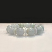 천연원석 5월탄생석 비취 10.5~11mm 원반 9mm 팔찌