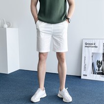 데일트 빅사이즈 남자 여름 린넨 밴딩 4부 반바지 M-3XL까지