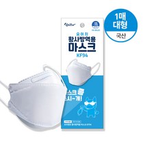 KF94 미세먼지 황사 방역 3D 마스크 대형 1매, 요이치  KF94 마스크 대형 - 1매