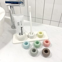 뉴앤룩 칫솔꽂이 치약홀더 세라믹 스탠드, [치약] 스탠드_화이트, 1개