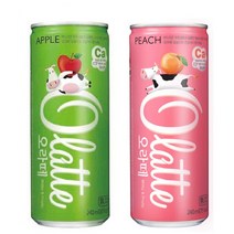동아오츠카 오라떼 애플 피치 240ml 작은캔, 피치(복숭아맛), 24캔