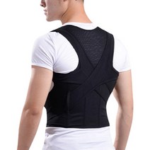 탑건강 바른자세밴드 블랙 XXXL, 1개