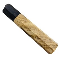 목공 조각도 조각칼 조각기 목공끌 올리브 나무 검은 백단향 흑단 손잡이 팔각형 diy 반제품 공예품 다마스커스 부엌 손잡이 재료, 노란색