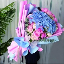 [이거찜] 꽃다발 꽃방수포장종이 종이접기 (20매)14color 리본 9color모모샵, 03 꽃다발포장지 골드+밀크티_04 쉬폰실루엣리본 퍼플