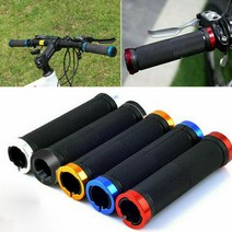 자전거 핸들 그립 커버 단단한 MTB 일자 바 손잡이, 레드CM004321, 1개