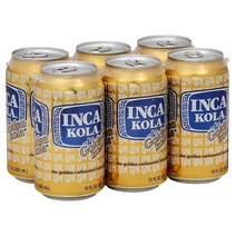 Inca Kola Golden Carbonated Beverage Soda - la kola dorada - 12 oz cans - 12pk, 1