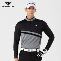 다운블로우 남성 스판 반집업 티셔츠 FWLG-6004-1M