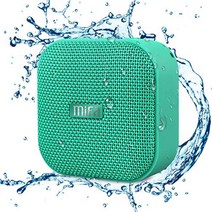 MIFA A1 미니 스피커 Bluetooth 진정한 무선 스테레오 기술 15시간 재생 IP56 방수 및 방진 무선 스피커 3.5mm 오디오 입력 녹색-35196, 검은색, 그린
