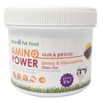 아미노파워 노령견 시니어 글루코사민 종합영양제200g