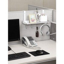 웰렉스 파티션 선반고리 1단선반, PS608 (선반 60cm + 고리8개), 기본형 (사용범위 20~50mm)
