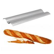 프랑스그릇 법랑 신혼 폴란드 수입 그릇2/3/4 그루브 비 스틱 프랑스 빵 바게트 팬 주석 합금 트레이 kewr, 01 lk 4 Groove