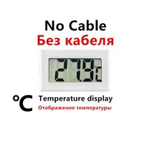 온도계측기 자기온도계 미니 LCD 디지털 실내 온도 및 습도 측정기 편리한 센서 게이지 케이블, 01 FY-10 No Cable