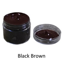 공예용염료 퍼플 아사바체블랙중간 갈색 가죽 염료 페인트 유성 DIY 전문 공예 가방 소파 신발 수리 보완, 16 Black Brown