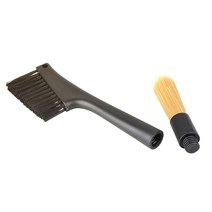 말차 바리스타 더블 헤드 커피 그라인더 브러시 그레인 이동식 액세서리 콩 가루 먼지 제거 도구 기계 청소