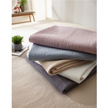 샤르르 포레 오가닉 60수 침대패드 슈퍼싱글 115x210 _ 사계절, 핑크