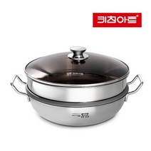 찜냄비 36cm 스텐 찜기 냄비 찜솥 킹크랩찜기 보쌈찜기 고구마찜기 랍스타찜기 수육냄비 찜통 랍스터찜기, 상세페이지참조