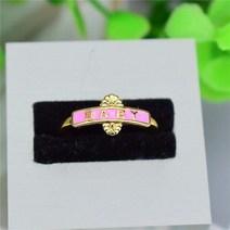 빈티지 에나멜 반지 색상 아기 십자가 모양의 오프닝 조절 남성과 여성의 펑크 스타일의 보석 에나멜의 매력