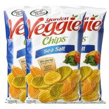 센서블포션 가든 베지 칩스 씨 솔트 비건, 141g, 3개