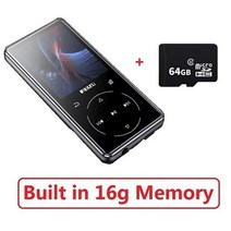 노트북 CD롬 외장 DVD 굽기 휴대용DVD플레이어 원래 ruizu d16 mp4 플레이어 8gb16gb 2.4 인치 스크린 책 호환 6, 블랙 16g 64g 추가