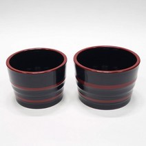 칠기 모밀공기(외부 흑색 내부 흑색), 내부 흑색/소 (943062)