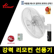 한일 프리미엄 강력 리모컨 벽걸이 16 in 선풍기, 단품