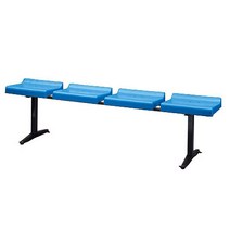 모두몰 NSB-822 (4인용 이동식) 플라스틱 벤치, 파랑