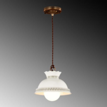 [산본문화조명] 왕관 도자기 1등 펜던트 식탁등 인테리어조명, 본품(전구제외)